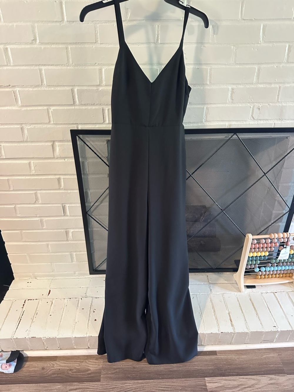Madewell Classic Black Spaghetti Strap Jumpsuit
